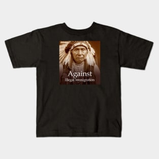 Against Illegal Immigration Kids T-Shirt